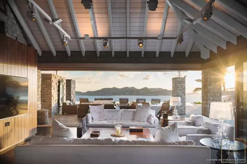 Luxury Villa Danse des Etoiles sunrise and sunset views, 5 bedrooms in St Barth image for sale For Super Rich