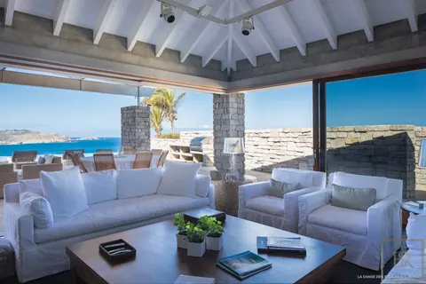 Luxury Villa Danse des Etoiles sunrise and sunset views, 5 bedrooms in St Barth photo for sale For Super Rich