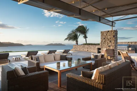 Luxury Villa Danse des Etoiles sunrise and sunset views, 5 bedrooms in St Barth search for sale For Super Rich