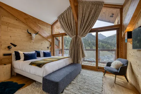Luxury Penthouse Panoramic View Mountain View, 5 bedrooms in Courchevel search for sale For Super Rich