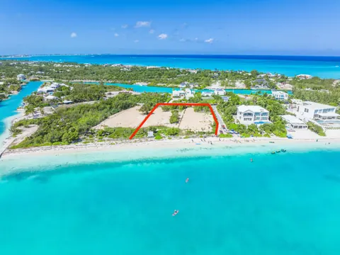 Wilde Land/Plots Beach Front channel view over the Leeward cut, no bedrooms in Providenciales New for sale For Super Rich
