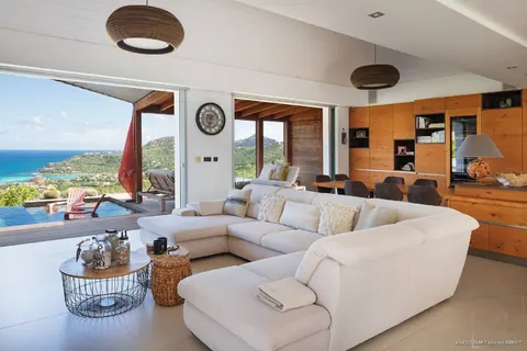 Elegant Villa Sea View Pogamus Community gate, 5 bedrooms in Lurin - St Barth search for sale For Super Rich