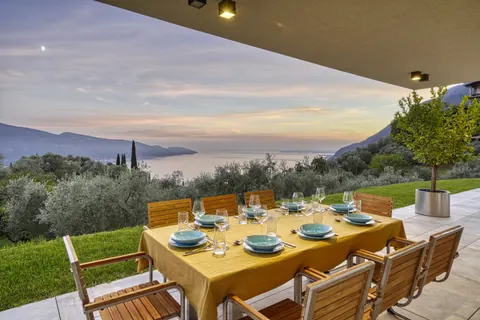 Design Villa Panoramic View Lake View, 4 bedrooms in Tignale - Lake Garda property for sale For Super Rich