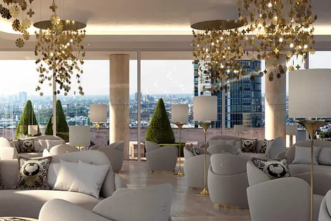 Luxury Penthouse Versace panoramic views on The Shard, River Thames, 5 bedrooms in London