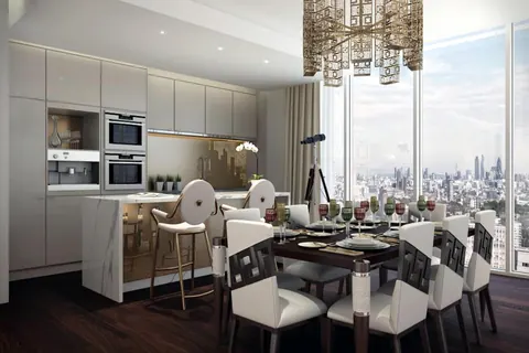 Luxury Penthouse Versace panoramic views on The Shard, River Thames, 5 bedrooms in London 8183 for sale For Super Rich