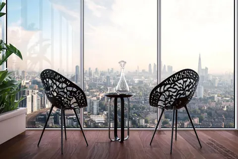 Luxury Penthouse Versace panoramic views on The Shard, River Thames, 5 bedrooms in London buy for sale For Super Rich