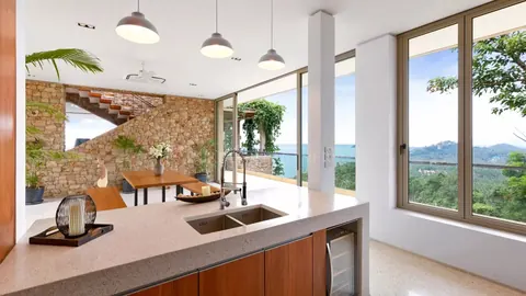 Luxury Villa Breathtaking sunsets infinity pool, 4 bedrooms in Ko Samui expensive for sale For Super Rich