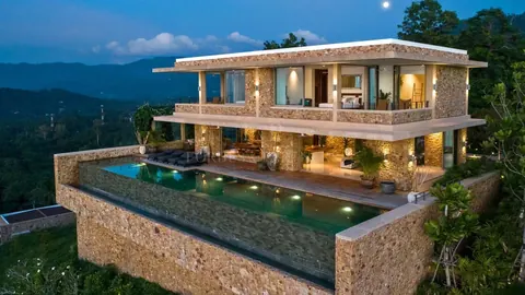 Luxury Villa Breathtaking sunsets infinity pool, 4 bedrooms in Ko Samui properties for sale For Super Rich