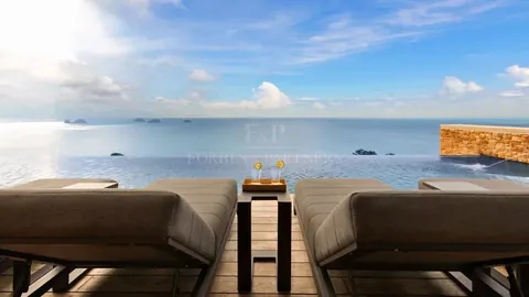 Luxury Villa Breathtaking sunsets infinity pool, 4 bedrooms in Ko Samui buy for sale For Super Rich