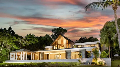 Architectural Villa Beach Front 30 meters Infinity Pool, 4 bedrooms in Phuket expensive for sale For Super Rich