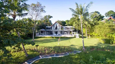 Architectural Villa Beach Front 30 meters Infinity Pool, 4 bedrooms in Phuket ads for sale For Super Rich