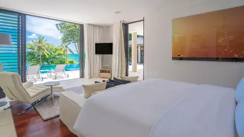 Architectural Villa Beach Front 30 meters Infinity Pool, 4 bedrooms in Phuket properties for sale For Super Rich