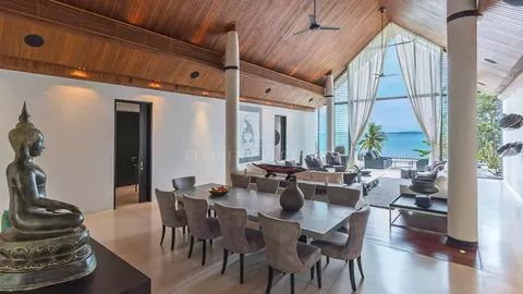 Architectural Villa Beach Front 30 meters Infinity Pool, 4 bedrooms in Phuket best for sale For Super Rich