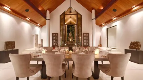Architectural Villa Beach Front 30 meters Infinity Pool, 4 bedrooms in Phuket price for sale For Super Rich