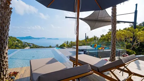 Luxury Villa Sea View Hills of Chaweng Noi, 5 bedrooms in Ko Samui 83127068 for sale For Super Rich