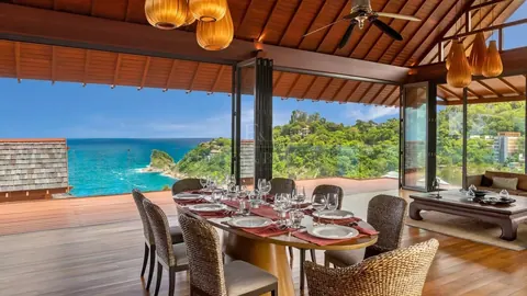 Majestic Villa Ocean & Sunset Views 20 meters long infinity-edge swimming pool, 5 bedrooms in Phuket price for sale For Super Rich