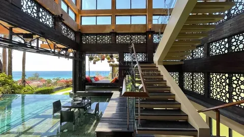 Luxury Villa Sea View north of Karon Beach, 5 bedrooms in Phuket value for sale For Super Rich