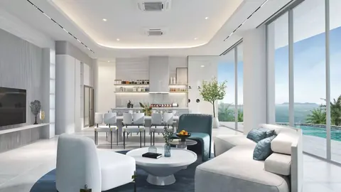 Architectural Villa Oceanfront  exclusive Thai kitchen, 5 bedrooms in PATTAYA Classified ads for sale For Super Rich