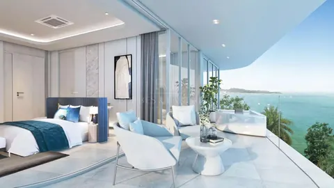 Architectural Villa Oceanfront  exclusive Thai kitchen, 5 bedrooms in PATTAYA real estate for sale For Super Rich