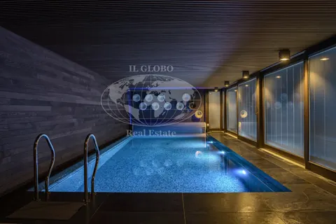 Luxury Villa Panoramic View Indoor heated pool, 6 bedrooms in Lugano price for sale For Super Rich