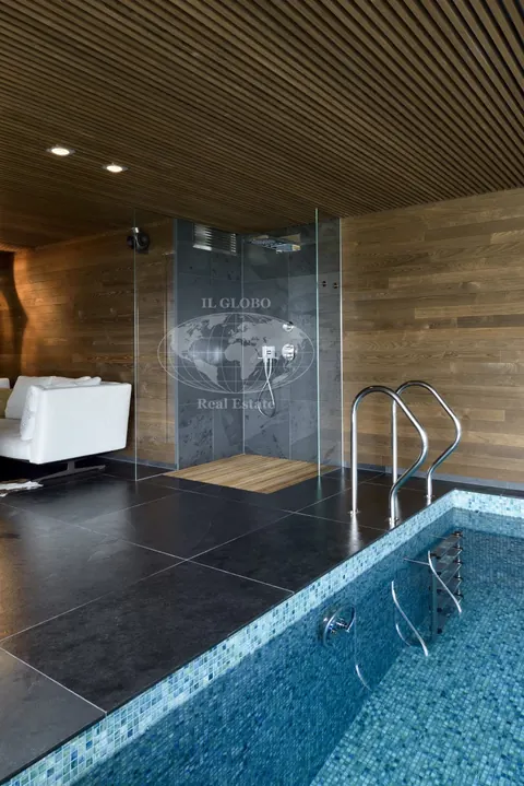Luxury Villa Panoramic View Indoor heated pool, 6 bedrooms in Lugano real estate for sale For Super Rich