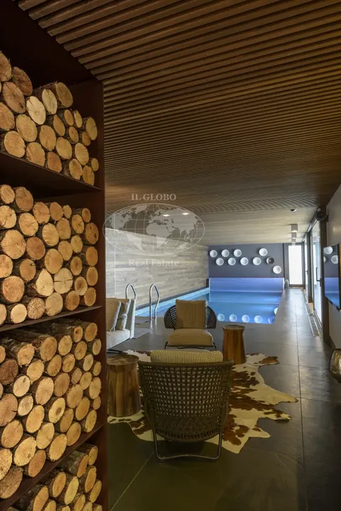 Luxury Villa Panoramic View Indoor heated pool, 6 bedrooms in Lugano luxury for sale For Super Rich