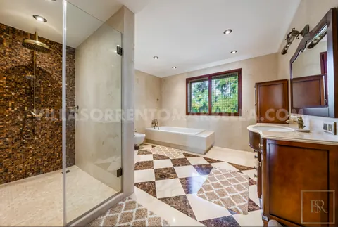 Premium Villa Serene garden views Gym, home cinema, 6 bedrooms in Marbella real estate for sale For Super Rich