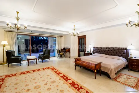 Premium Villa Serene garden views Gym, home cinema, 6 bedrooms in Marbella price for sale For Super Rich