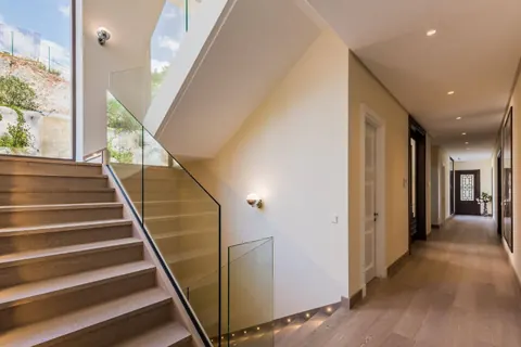 Architectural Villa 72 sqm infinity pool gated community of "La Reserva del Alcuzcuz", 9 bedrooms in Los Arqueros - Benahavis - Marbella expensive for sale For Super Rich