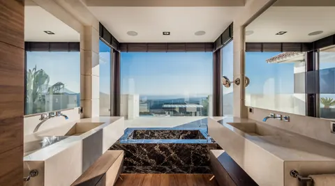 Modern Villa Panoramic View of to Gibraltar, Morocco, the Mediterranean, 6 bedrooms in Benahavis - La Zagaleta Marbella expensive for sale For Super Rich