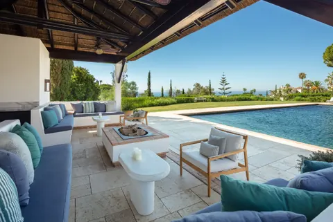 Architectural Villa Panoramic View Jacuzzi, Gym & F1 gaming room, 16 bedrooms in The Golden Mile - Marbella 4503169 for sale For Super Rich