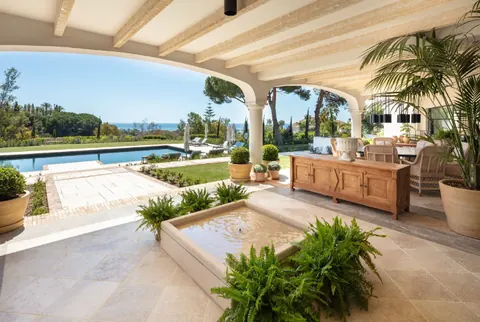 Architectural Villa Panoramic View Jacuzzi, Gym & F1 gaming room, 16 bedrooms in The Golden Mile - Marbella price for sale For Super Rich