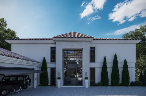 Architectural Villa Indoor & outdoor swimming pool Bowling, 6 bedrooms in The Golden Mile - Marbella New for sale For Super Rich