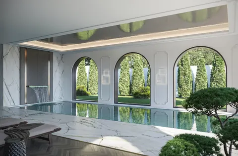 Architectural Villa Indoor & outdoor swimming pool Bowling, 6 bedrooms in The Golden Mile - Marbella luxury for sale For Super Rich