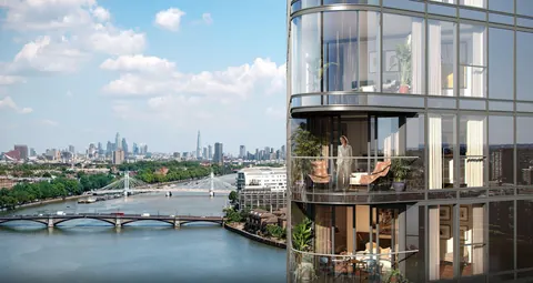 Luxury Penthouse Panoramic View Chelsea Waterfront, 5 bedrooms in London value for sale For Super Rich