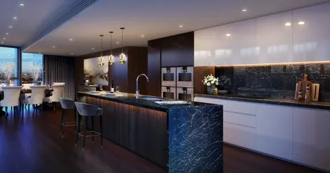 Luxury Penthouse Panoramic View Chelsea Waterfront, 5 bedrooms in London unique for sale For Super Rich