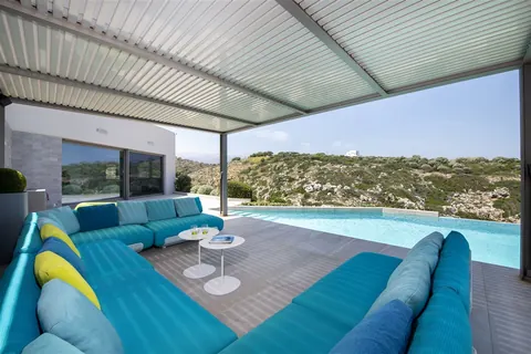 Luxury Villa Sea View heated infinity pool, 5 bedrooms in Crete properties for sale For Super Rich