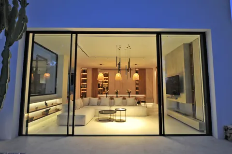 Modern Villa Gym views of the entire coast of the Salinas area, 6 bedrooms in Sant Jordi De Ses Salines - Ibiza real estate for sale For Super Rich