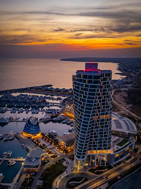 Luxury Penthouse Beach Front 25th-Floor Twisted Tower, 6 bedrooms in Ayia Napa