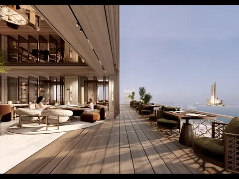 Luxury Apartment Beach Front Waldorf Astoria, 2 bedrooms in Ras Al Khaimah Construction plan for sale For Super Rich