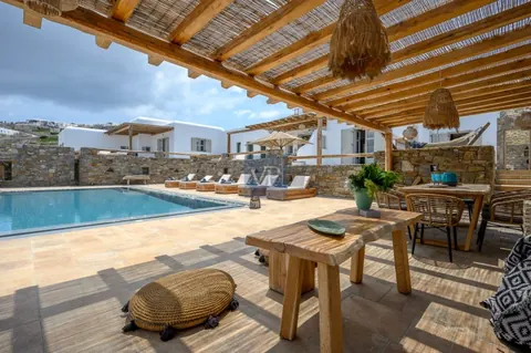 Luxury Villa Ostraco Aegean Sea views, 7 bedrooms in Mykonos property for sale For Super Rich