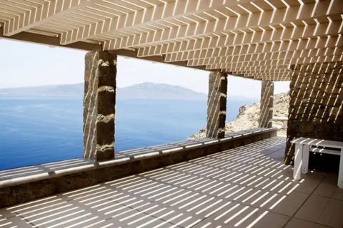 Luxury House Sea View terrace for 20 guests, 7 bedrooms in Mykonos property for sale For Super Rich