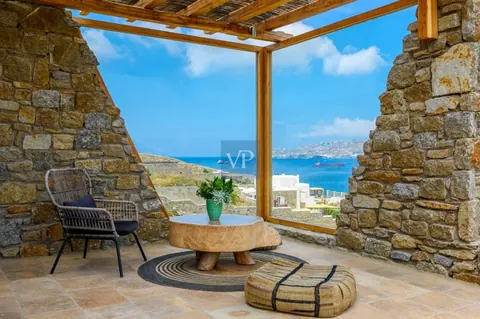 Luxury Villa Ostraco Aegean Sea views, 7 bedrooms in Mykonos search for sale For Super Rich