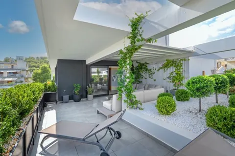 High-end Penthouse Breathtaking panoramic sea views Outdoor Dining and BBQ Spot, 2 bedrooms in Athens 779722 for sale For Super Rich