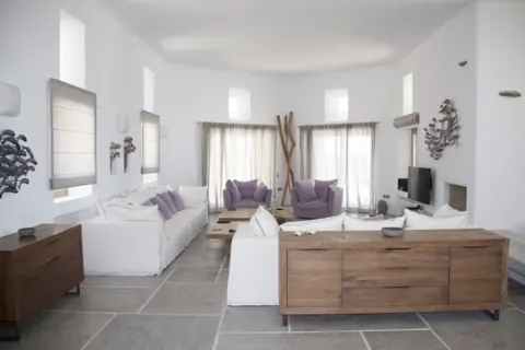 Luxury House Sea View terrace for 20 guests, 7 bedrooms in Mykonos unique for sale For Super Rich