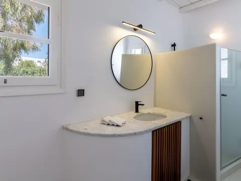 Modern Villa Beach Front panoramic Aegean Sea views, 6 bedrooms in Mykonos ultra luxury for sale For Super Rich