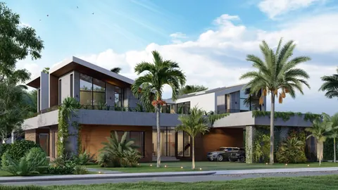 Luxury Villa Golf View private balcony with a jacuzzi, overlooking the pool, 6 bedrooms in Cap Cana search for sale For Super Rich