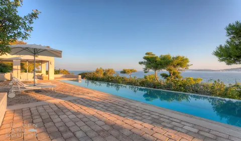 Luxury Villa Amazing sea views small beach with a dock, 9 bedrooms in Porto Heli