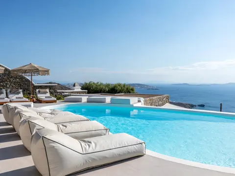 Luxury Villa Panoramic View strategically located, 9 bedrooms in Mykonos 929471 for sale For Super Rich