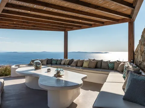 Luxury Villa Panoramic View strategically located, 9 bedrooms in Mykonos available for sale For Super Rich